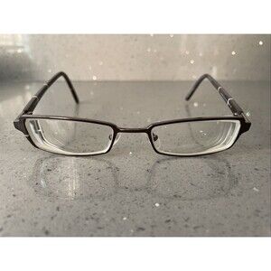 Helium Paris Italy HE 4004E S BROWN 48-18-135 Full Rim Eyeglasses Frames ONLY
